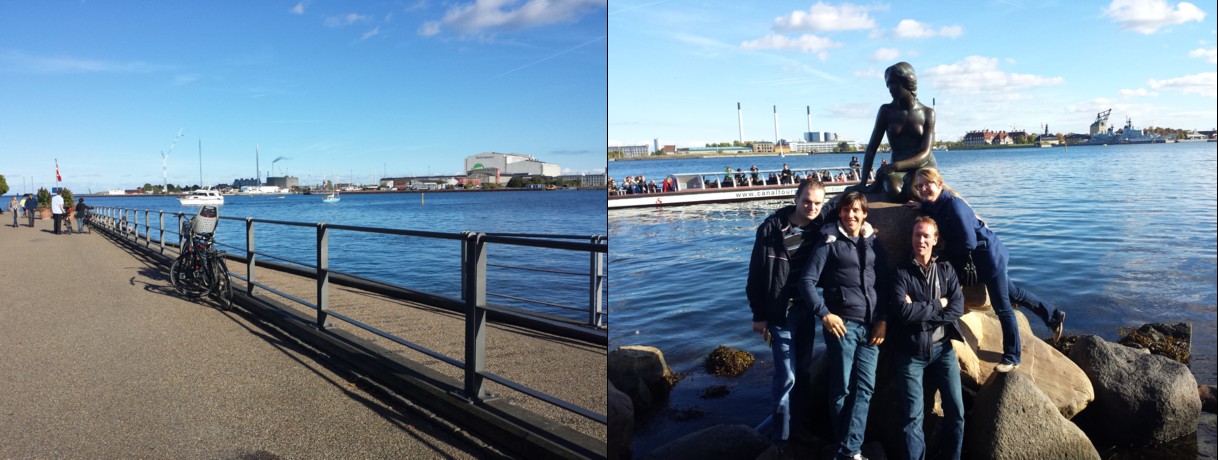 Harbor, Mermaid, Tourists slide