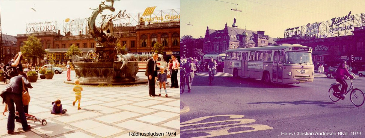 Radhuspladsen fountain 1974 slide