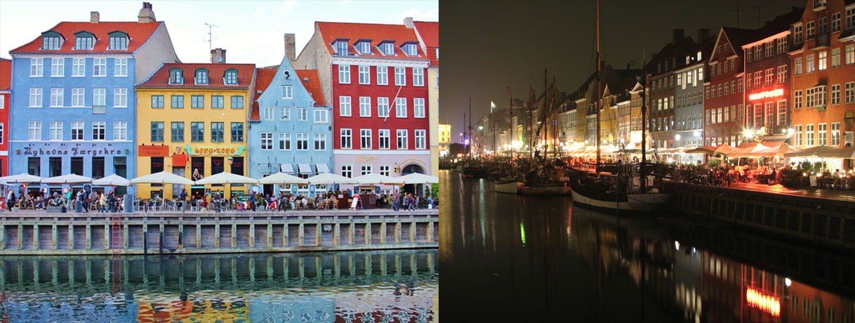 Nyhavn day and night page slide